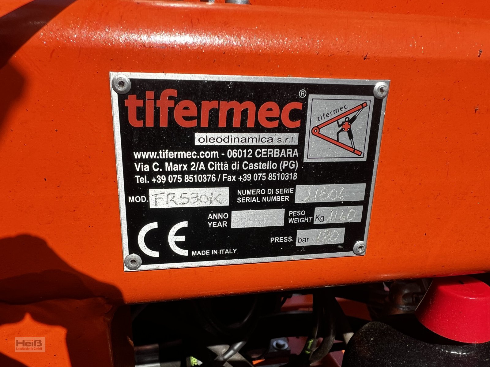 Mulcher des Typs Tifermec 530K FR, Gebrauchtmaschine in Merkendorf (Bild 11)