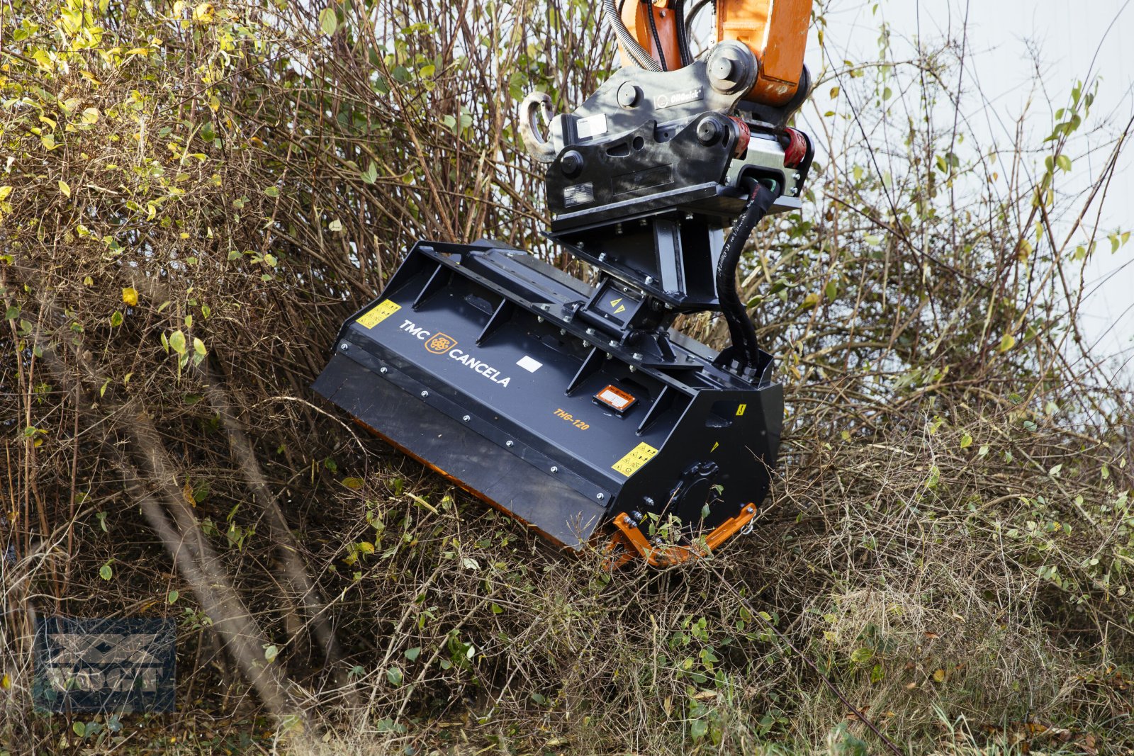 Mulcher des Typs TMC Cancela THG-120 Hydraulischer Schlegelmulcher für Bagger /Radlader, Neumaschine in Schmallenberg (Bild 4)