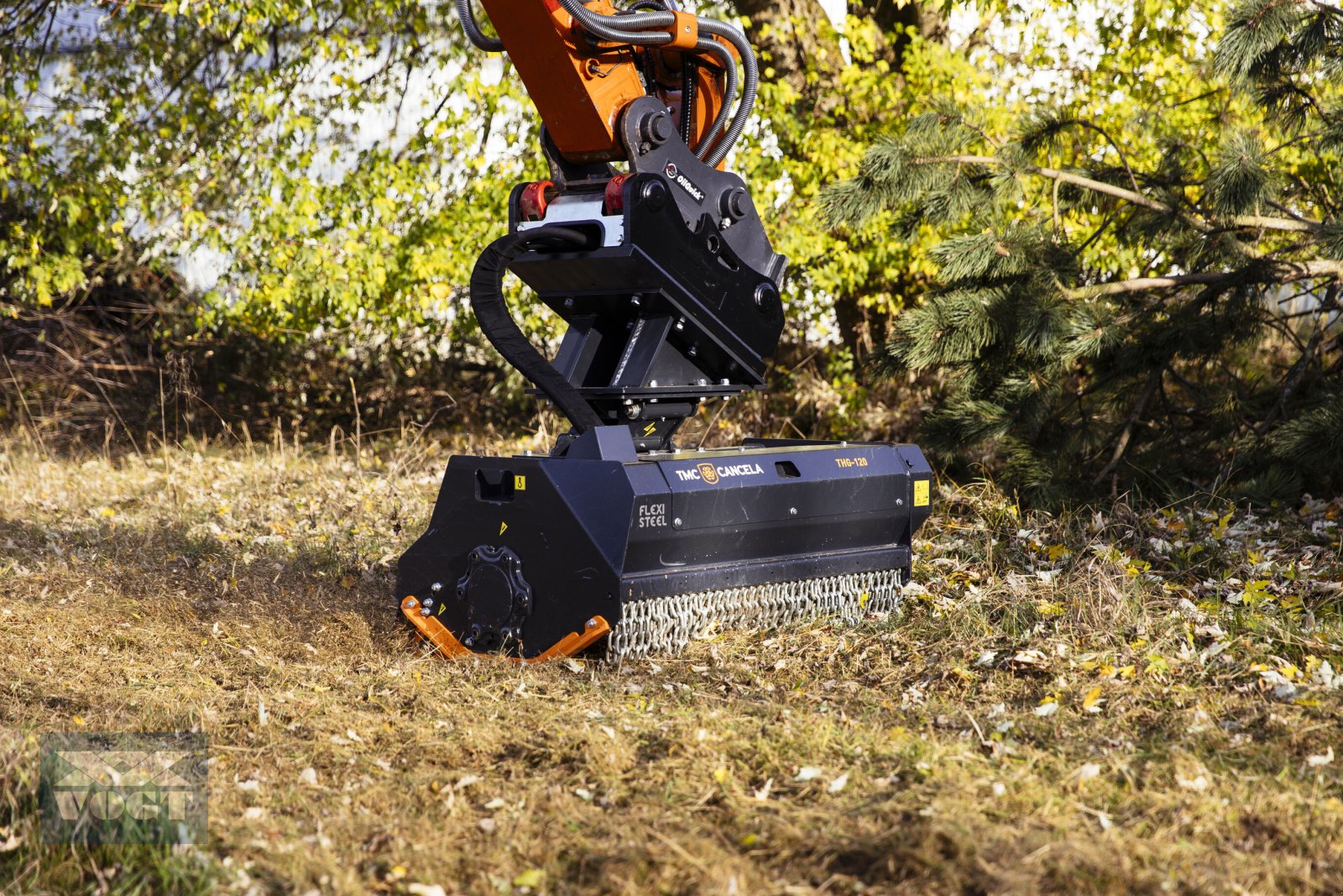 Mulcher des Typs TMC Cancela THG-120 Hydraulischer Schlegelmulcher für Bagger /Radlader, Neumaschine in Schmallenberg (Bild 9)