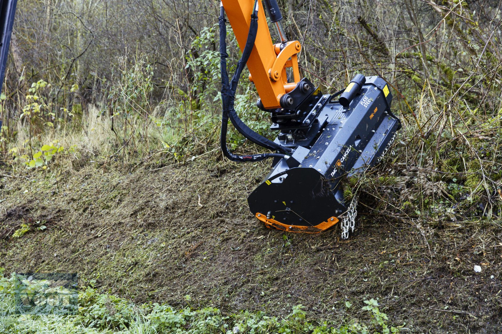 Mulcher typu TMC Cancela THL-100 Hydraulischer Schlegelmulcher für Bagger/Radlader, Neumaschine v Schmallenberg (Obrázek 8)