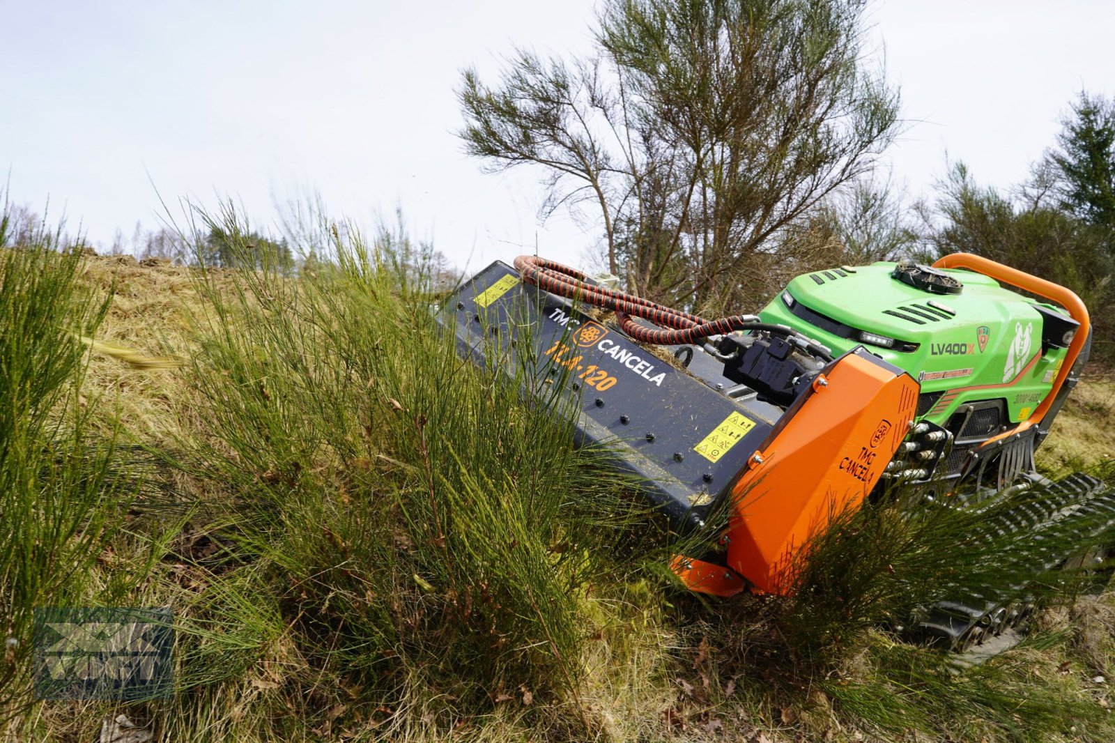 Mulcher del tipo TMC Cancela TLA-120 Hydr. Schlegelmulchkopf /Mulchkopf für Mähraupe /Funkraupe, Gebrauchtmaschine en Schmallenberg (Imagen 11)