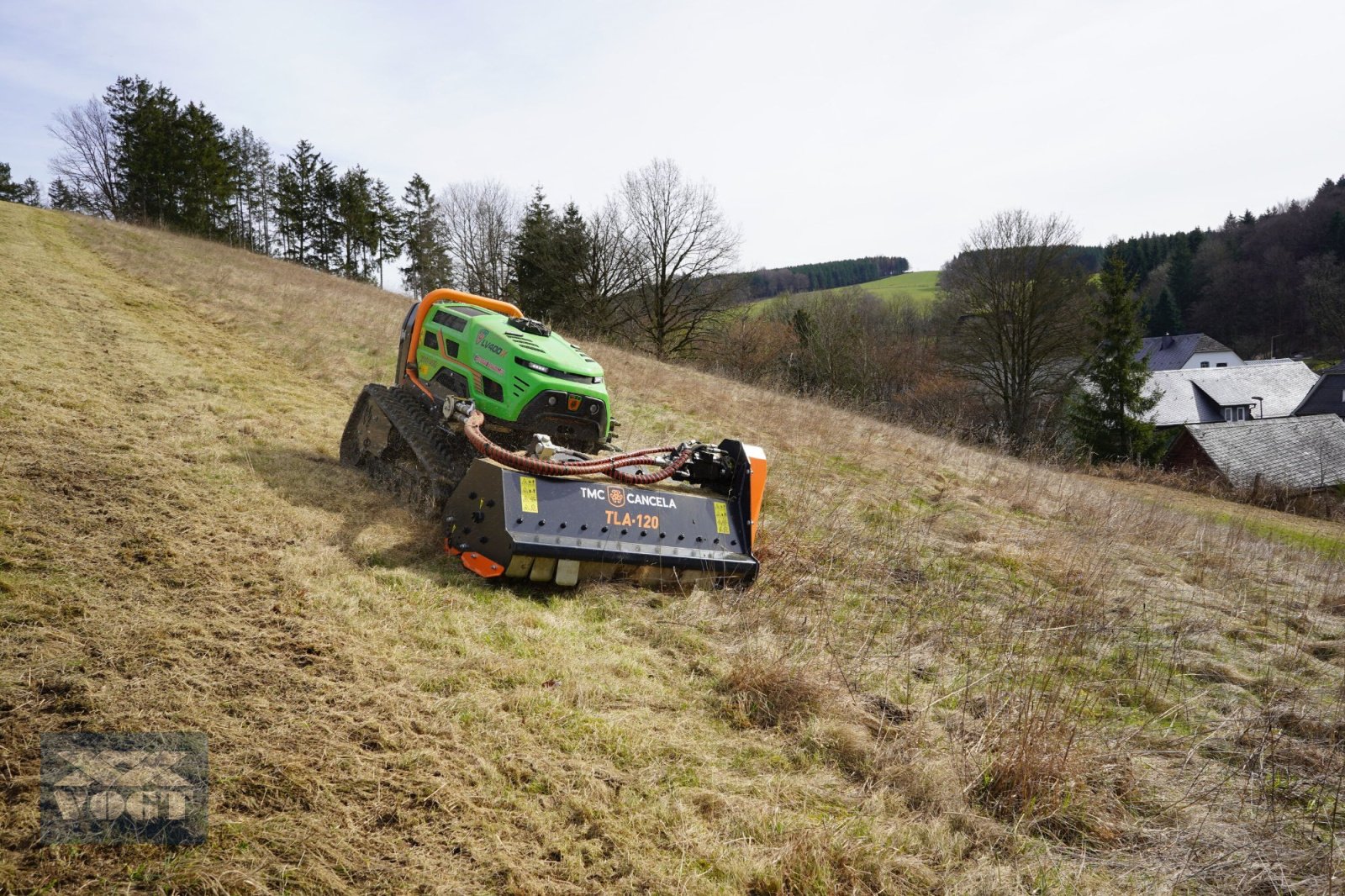 Mulcher del tipo TMC Cancela TLA-120 Hydr. Schlegelmulchkopf /Mulchkopf für Mähraupe /Funkraupe, Gebrauchtmaschine en Schmallenberg (Imagen 12)