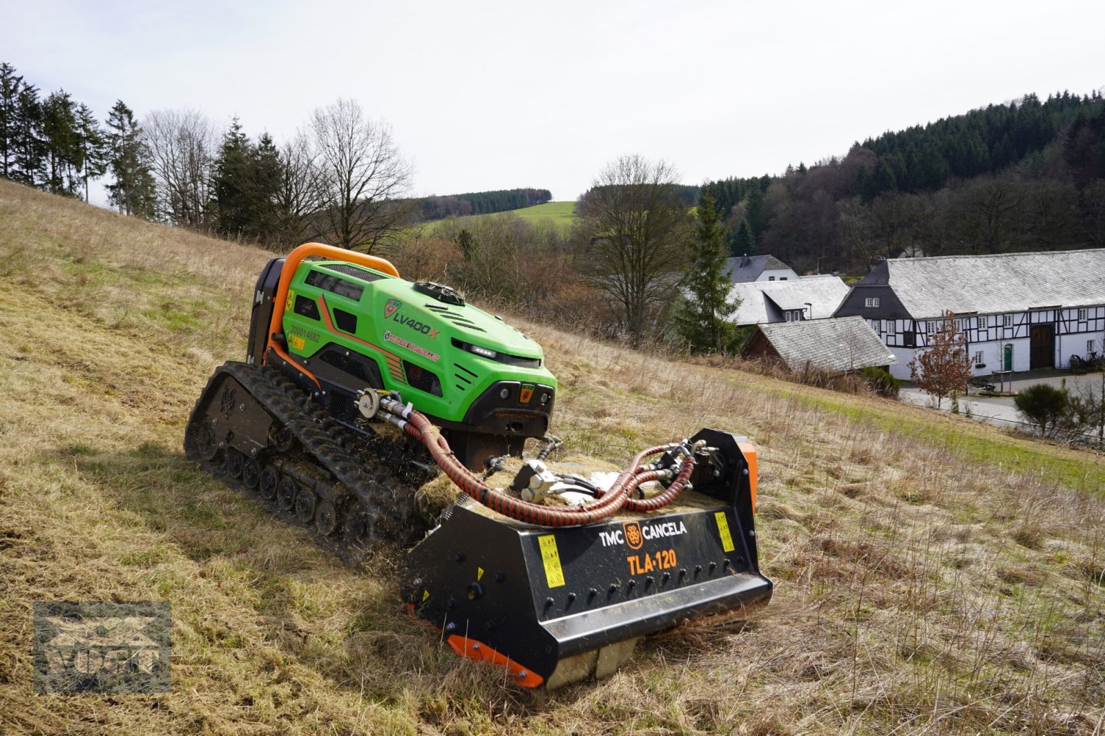 Mulcher del tipo TMC Cancela TLA-120 Hydr. Schlegelmulchkopf /Mulchkopf für Mähraupe /Funkraupe, Gebrauchtmaschine en Schmallenberg (Imagen 13)