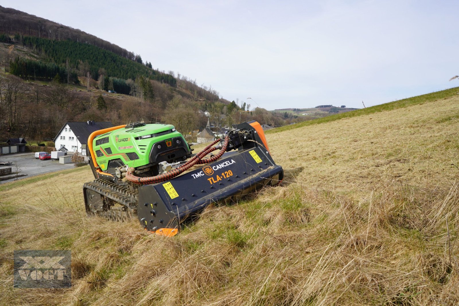 Mulcher del tipo TMC Cancela TLA-120 Hydr. Schlegelmulchkopf /Mulchkopf für Mähraupe /Funkraupe, Gebrauchtmaschine en Schmallenberg (Imagen 14)