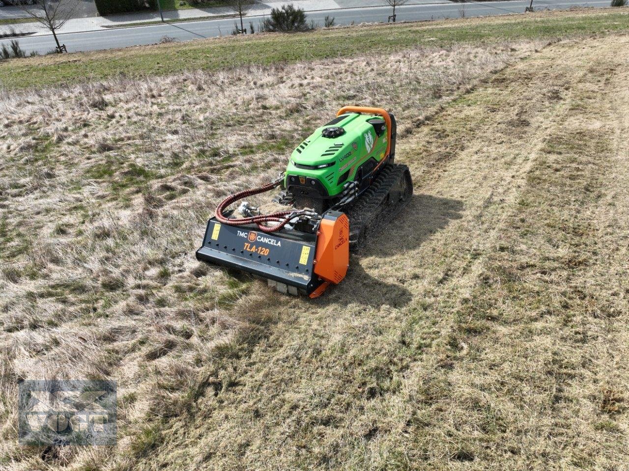 Mulcher Türe ait TMC Cancela TLA-120 Hydraulischer Schlegelmulcher /Mulcher für Funkraupe /Mähraupe, Neumaschine içinde Schmallenberg (resim 3)