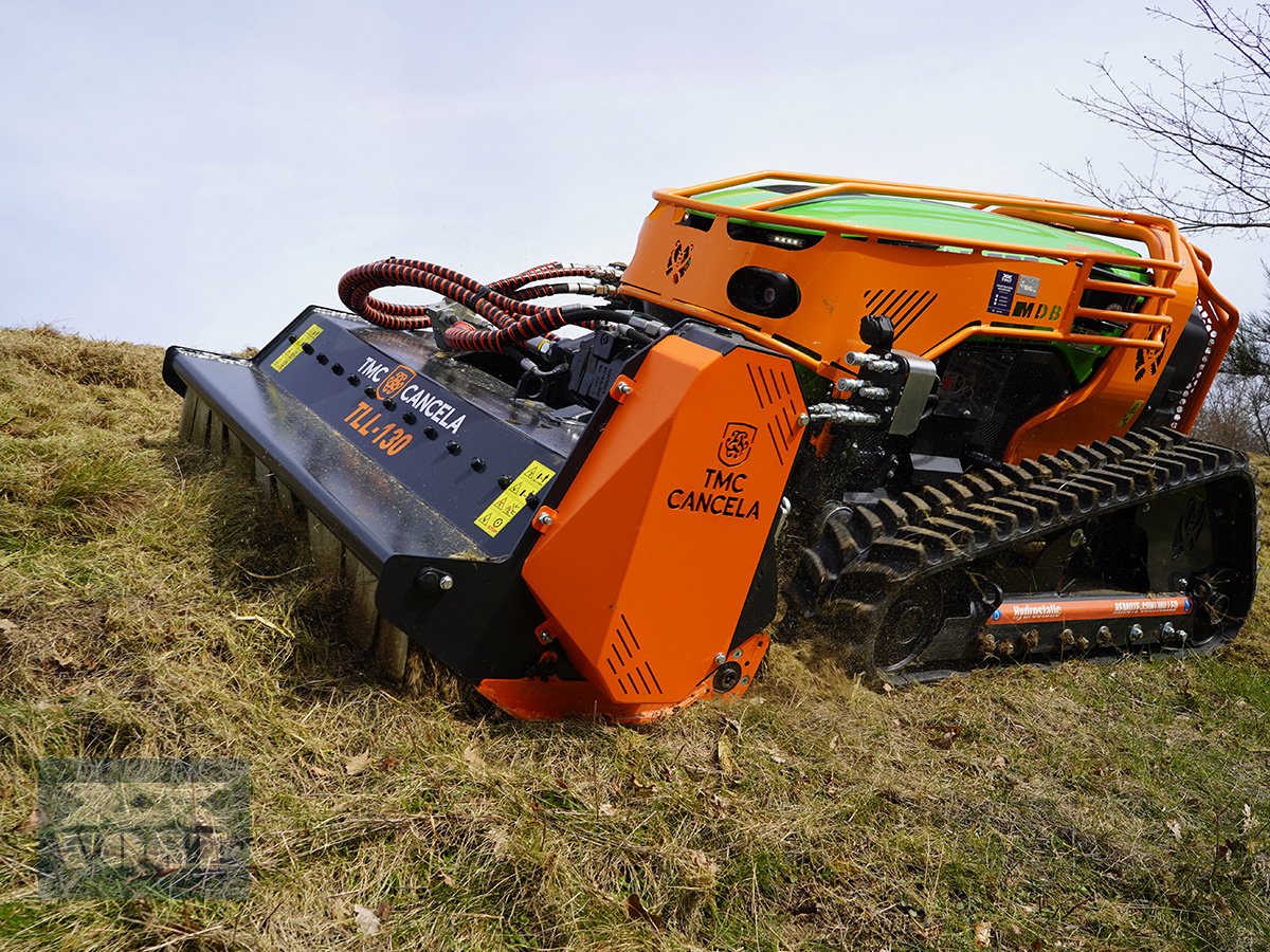 Mulcher typu TMC Cancela TLL-130 Hydraulischer Mulcher /Schlegelmulchkopf für Funkraupen /Radlader, Neumaschine w Schmallenberg (Zdjęcie 8)