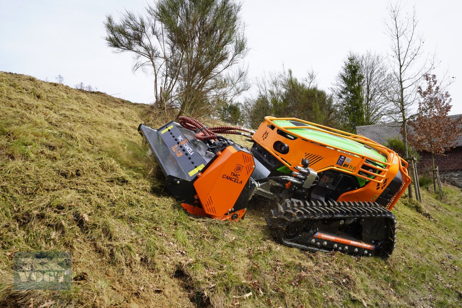 Mulcher des Typs TMC Cancela TLL-130 Mulchkopf /Schlegelmulcher für Mähraupe /Mulchraupe /Funkraupe, Gebrauchtmaschine in Schmallenberg (Bild 16)