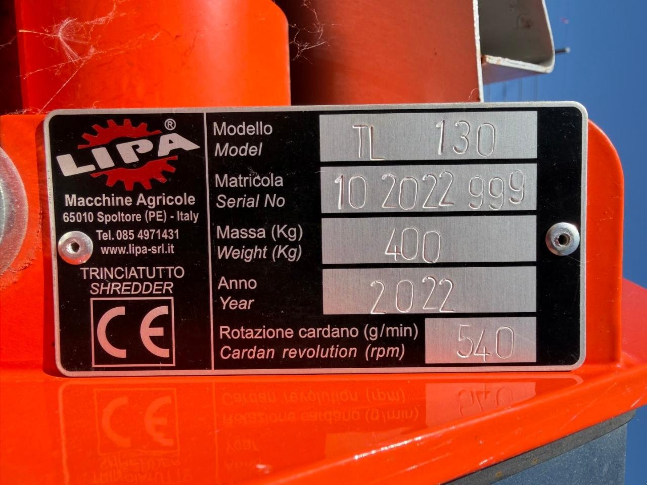 Mulcher Türe ait Willibald TL-130, Neumaschine içinde Niederkirchen (resim 7)