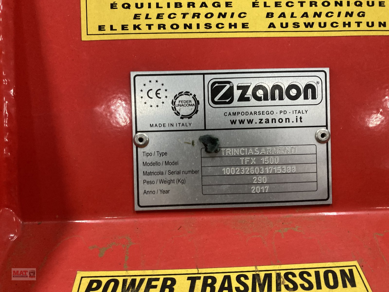 Mulcher typu Zanon TFX 1500, Gebrauchtmaschine v Waldkraiburg (Obrázek 4)