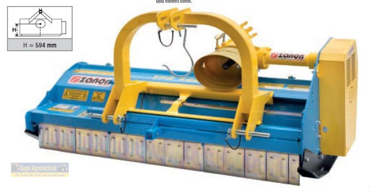 Mulcher des Typs Zanon TFZ 2250, Neumaschine in Rhaunen (Bild 1)