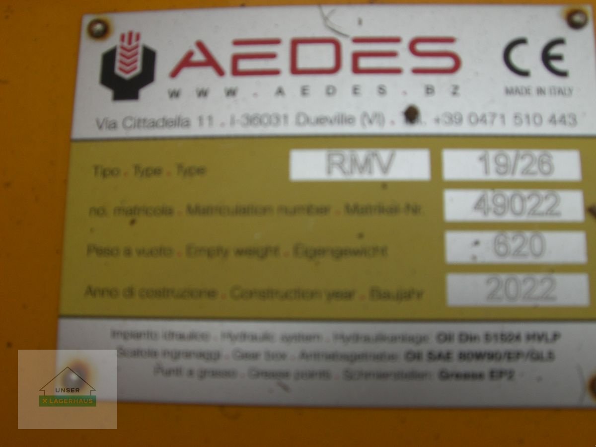 Mulchgerät & Häckselgerät от тип Aedes RMV-Vario, Vorführmaschine в Ehrenhausen (Снимка 8)