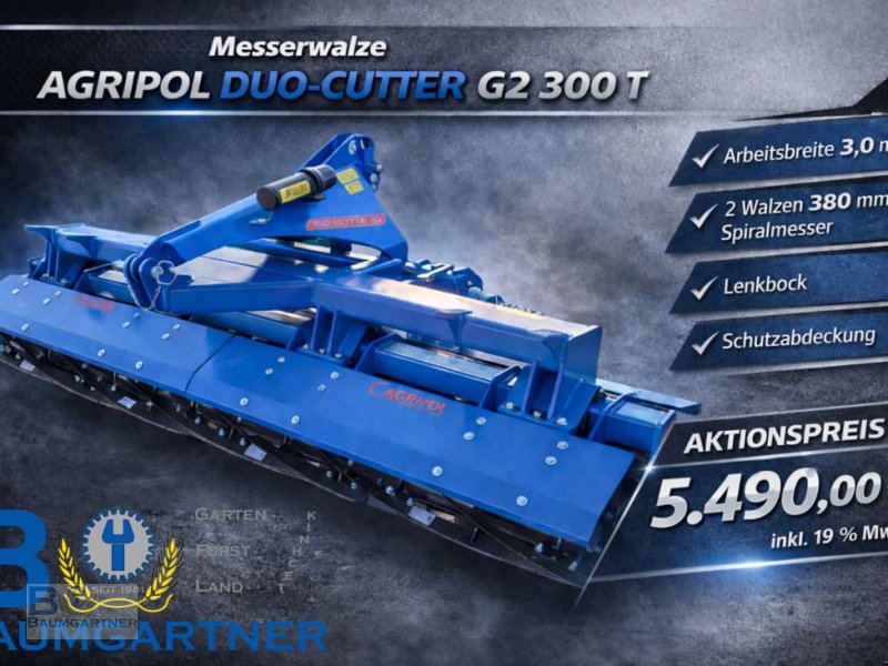Mulchgerät & Häckselgerät tip Agripol Messerwalze DUO-CUTTER G2.0 300 T, Neumaschine in Frontenhausen (Poză 1)