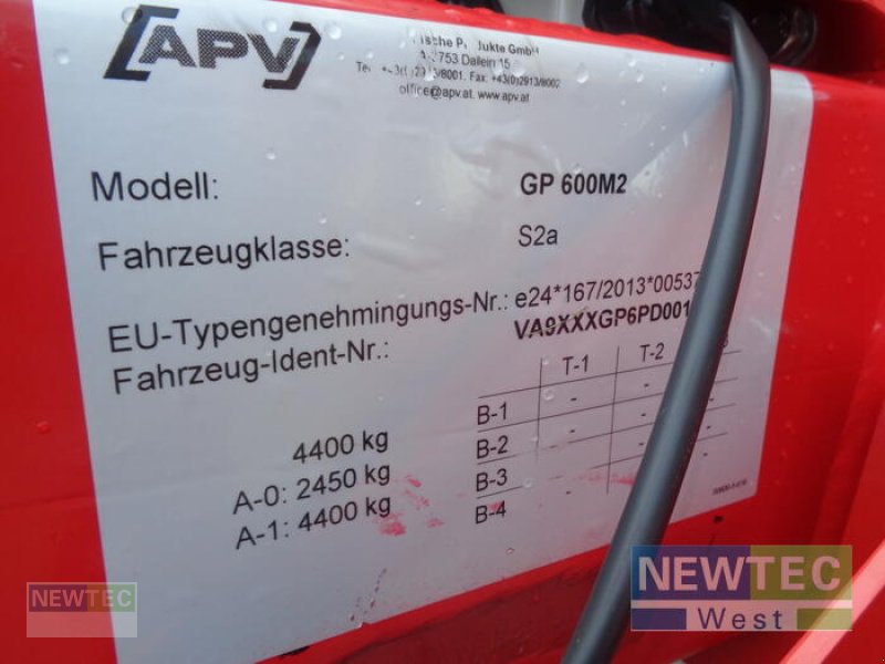 Mulchgerät & Häckselgerät des Typs APV GP 600 M2, Neumaschine in Harsum (Bild 6)