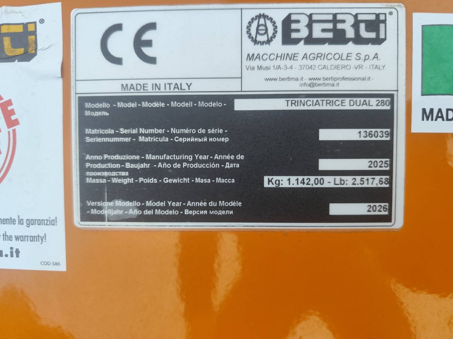 Mulchgerät & Häckselgerät des Typs Berti DUAL 280, Gebrauchtmaschine in Le Horps (Bild 7)