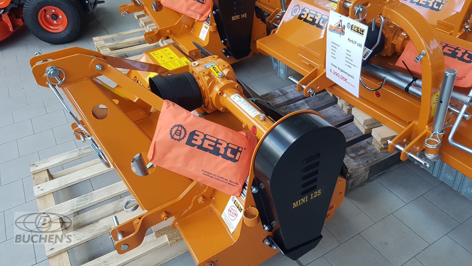 Mulchgerät & Häckselgerät typu Berti Mini 125, Neumaschine v Olpe (Obrázek 2)