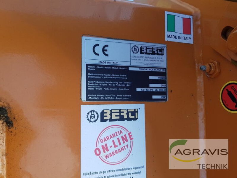 Mulchgerät & Häckselgerät tip Berti PARK/P 180, Gebrauchtmaschine in Nartum (Poză 2)