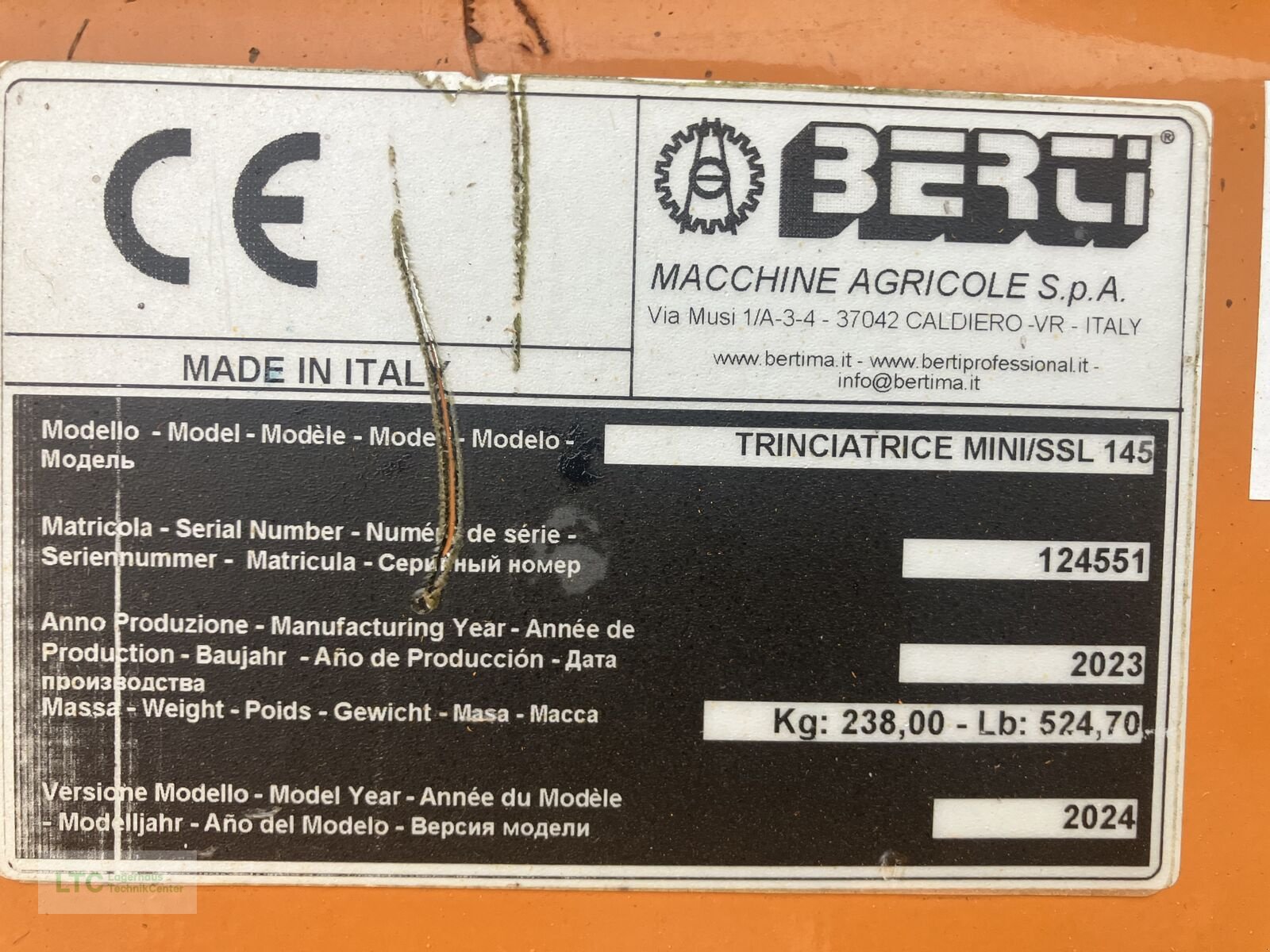 Mulchgerät & Häckselgerät typu Berti Trinciatrice MINI/ SSL 145, Gebrauchtmaschine v Redlham (Obrázek 18)