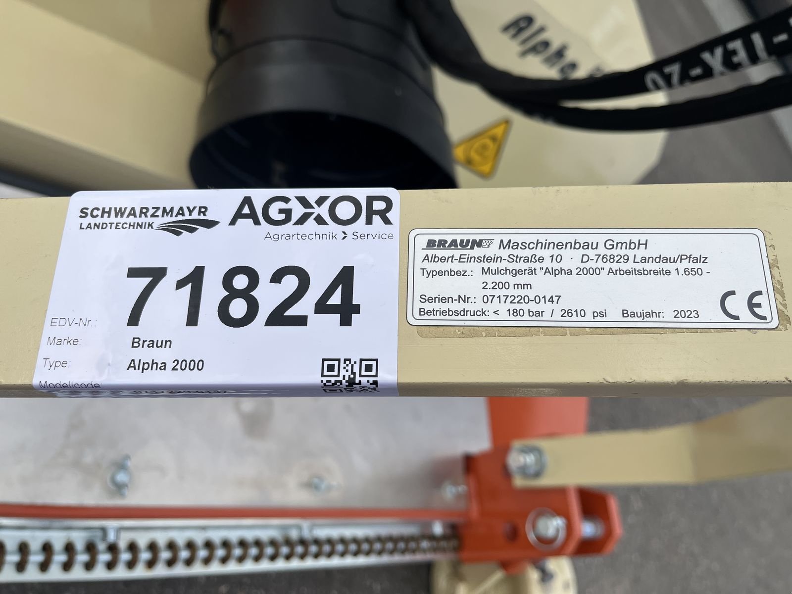 Mulchgerät & Häckselgerät typu Braun Mulchgerät Alpha 2000, Neumaschine v Harmannsdorf (Obrázek 10)