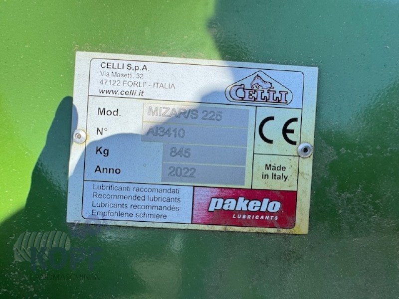 Mulchgerät & Häckselgerät typu Celli Celli Mulcher Mizar S Typ 225 2,25 m mit Ausleger NEU, Neumaschine v Schutterzell (Obrázek 10)