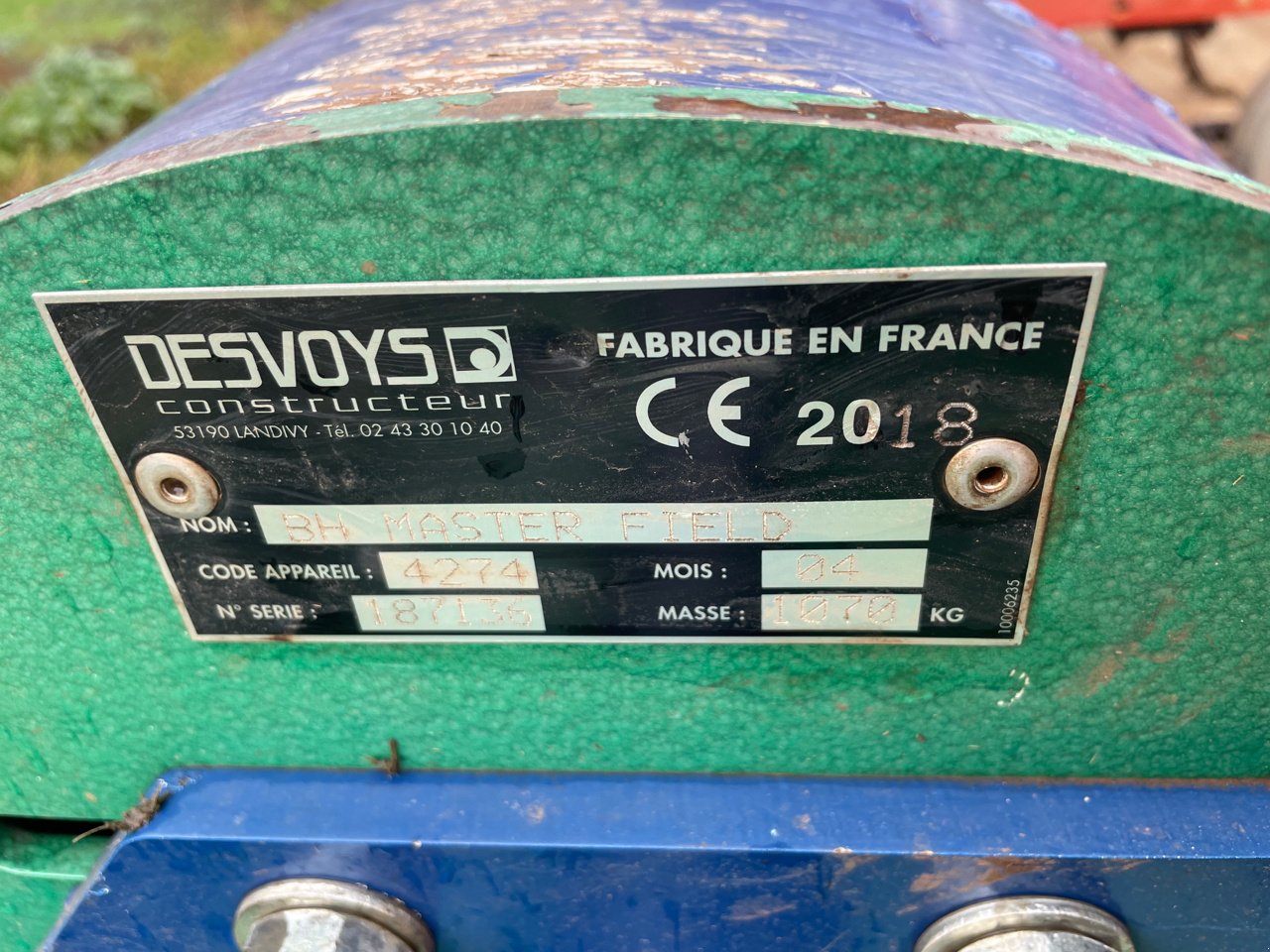 Mulchgerät & Häckselgerät des Typs Desvoys BH master field, Gebrauchtmaschine in MORLHON LE HAUT (Bild 6)