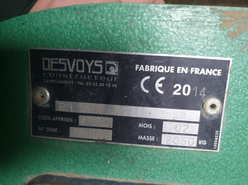Mulchgerät & Häckselgerät типа Desvoys DRX, Gebrauchtmaschine в PITHIVIERS Cedex (Фотография 6)