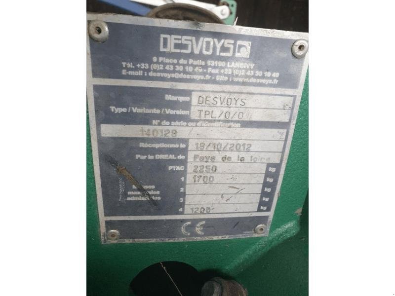 Mulchgerät & Häckselgerät типа Desvoys DRX, Gebrauchtmaschine в PITHIVIERS Cedex (Фотография 4)