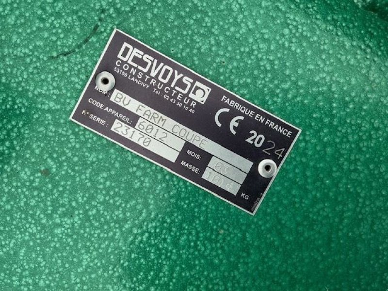 Mulchgerät & Häckselgerät типа Desvoys FARM COUPE, Gebrauchtmaschine в les hayons (Фотография 4)