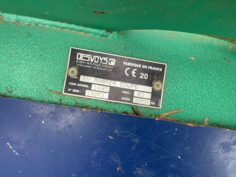 Mulchgerät & Häckselgerät typu Desvoys MASTER6M40, Gebrauchtmaschine v les hayons (Obrázek 6)