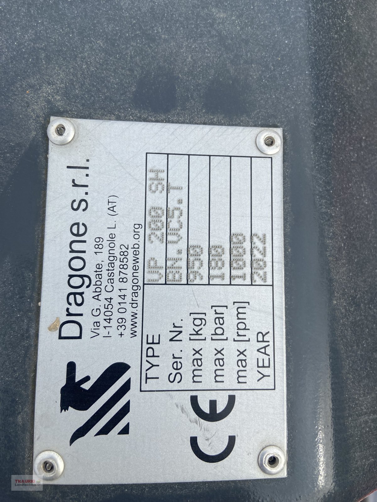 Mulchgerät & Häckselgerät del tipo DRAGONE VP 200 SH, Gebrauchtmaschine In Mainburg/Wambach (Immagine 4)