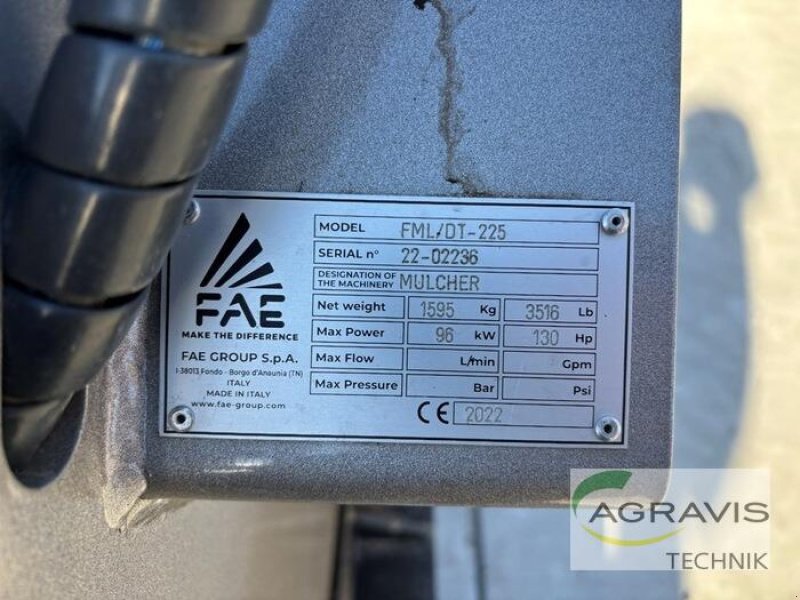 Mulchgerät & Häckselgerät del tipo FAE FML/DT-200, Gebrauchtmaschine In Seelow (Immagine 8)