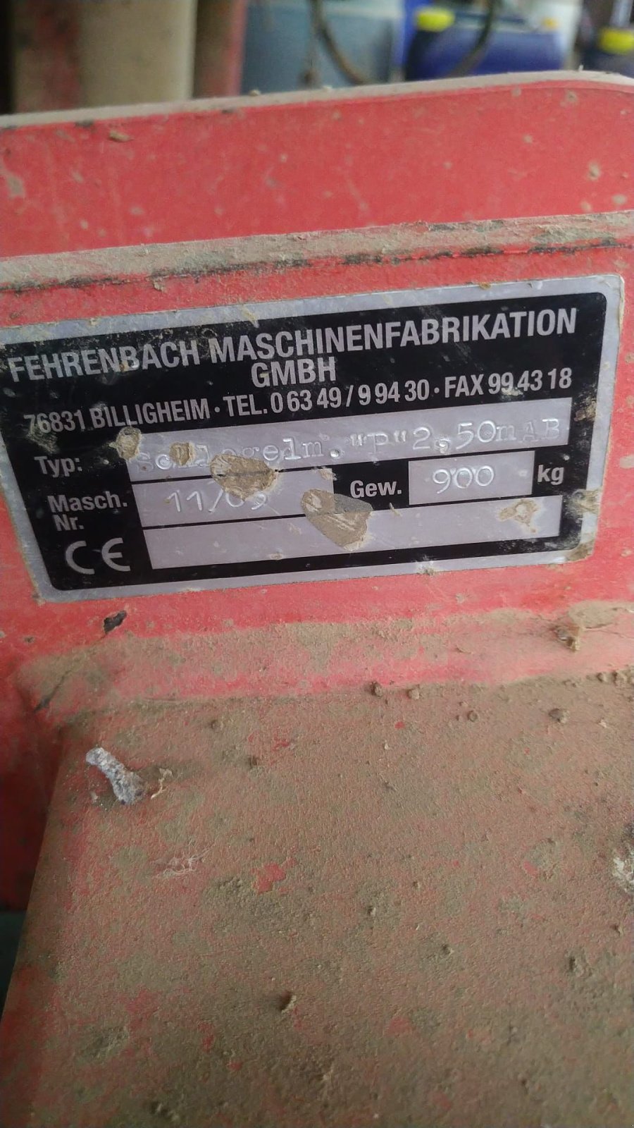 Mulchgerät & Häckselgerät van het type Fehrenbach  Schlegelmulcher P 2 2,50, Gebrauchtmaschine in Dannstadt-Schauernheim (Foto 5)