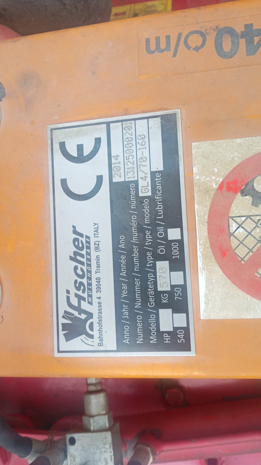 Mulchgerät & Häckselgerät типа Fischer GL4, Gebrauchtmaschine в Mitterdorf an der Raab (Фотография 3)