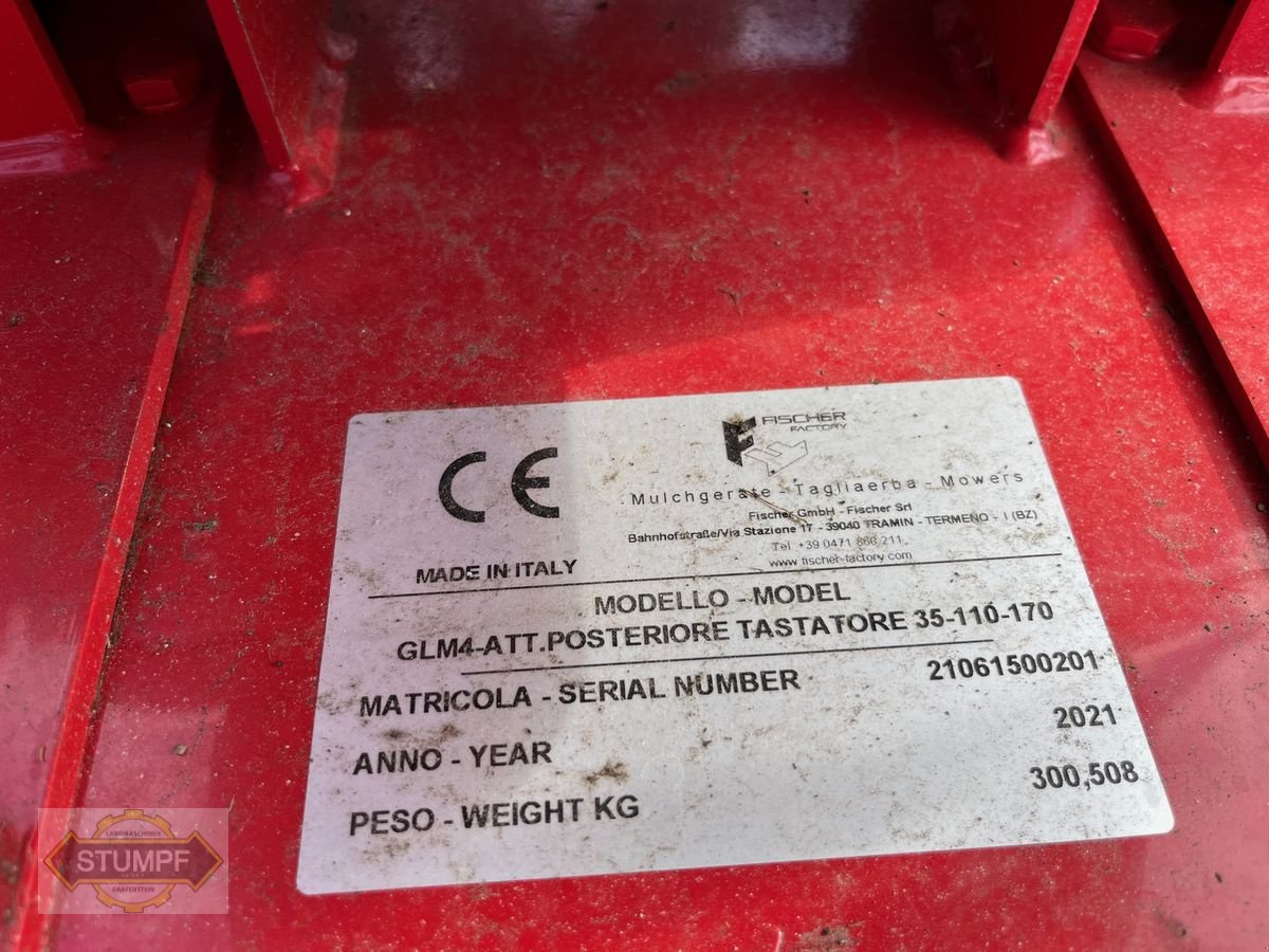Mulchgerät & Häckselgerät typu Fischer GLM4/35 110-170, Gebrauchtmaschine v Grafenstein (Obrázek 3)
