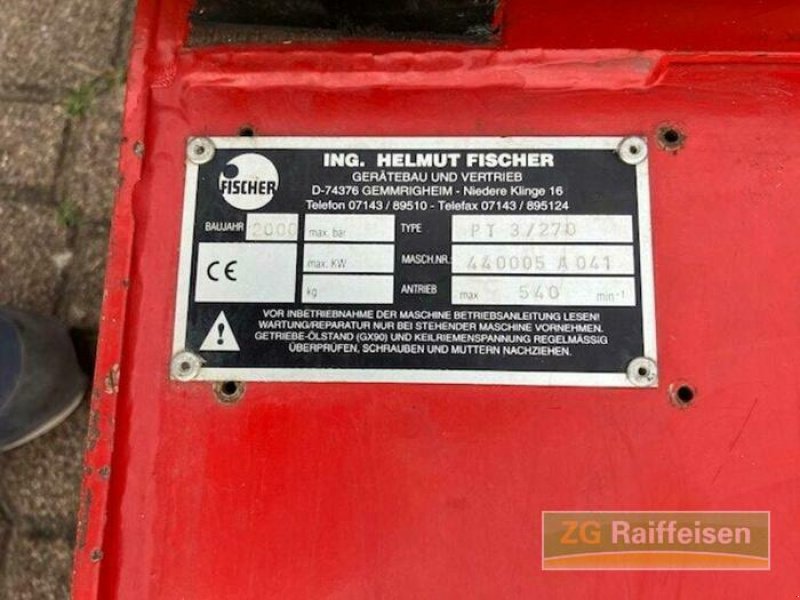 Mulchgerät & Häckselgerät des Typs Fischer PT3/270, Gebrauchtmaschine in Bruchsal (Bild 4)