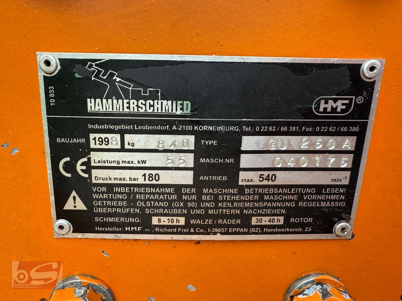 Mulchgerät & Häckselgerät of the type Hammerschmied GU 250A, Gebrauchtmaschine in Offenhausen (Picture 2)