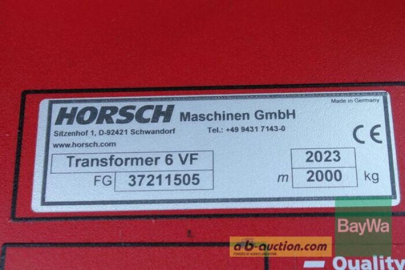 Mulchgerät & Häckselgerät типа Horsch TRANSFORMER 6 VF, Gebrauchtmaschine в Straubing (Фотография 3)