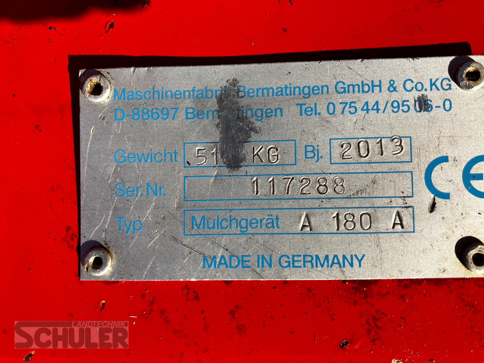 Mulchgerät & Häckselgerät типа Humus A180A, Gebrauchtmaschine в St. Märgen (Фотография 4)