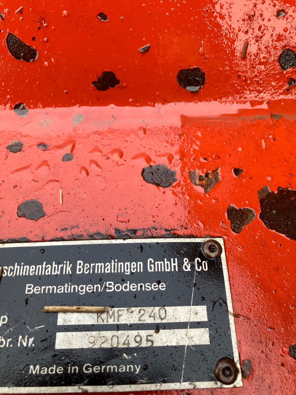 Mulchgerät & Häckselgerät typu Humus KMF 240, Gebrauchtmaschine w Pfullendorf (Zdjęcie 3)