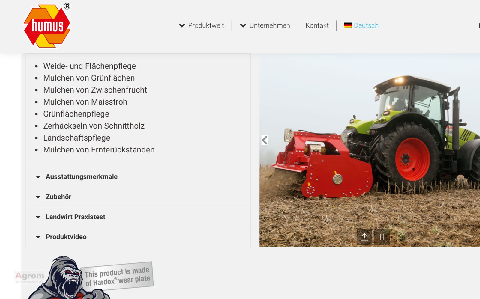 Mulchgerät & Häckselgerät типа Humus PM280 +Messerwalze, Gebrauchtmaschine в Herrenberg-Gültstein (Фотография 11)