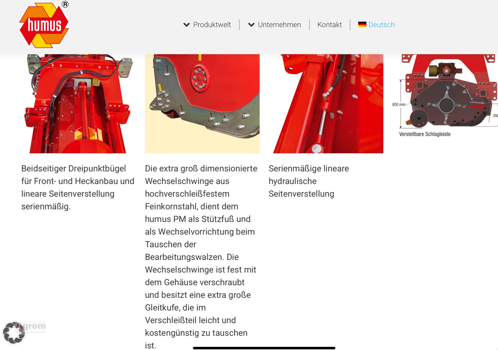 Mulchgerät & Häckselgerät типа Humus PM280 +Messerwalze, Gebrauchtmaschine в Herrenberg-Gültstein (Фотография 16)