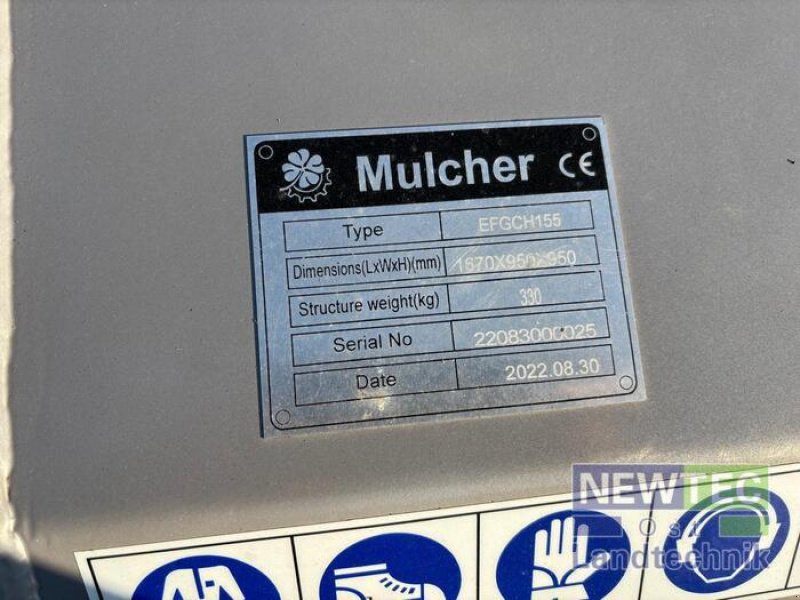 Mulchgerät & Häckselgerät du type Jansen EFGC-145 CM, Gebrauchtmaschine en Calbe-Saale (Photo 5)