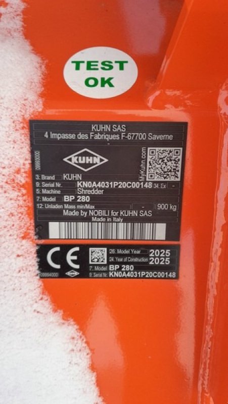 Mulchgerät & Häckselgerät типа Kuhn BP 280, Neumaschine в Bad Freienwalde (Фотография 3)