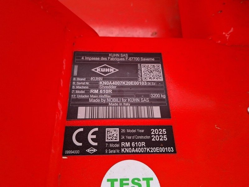 Mulchgerät & Häckselgerät des Typs Kuhn RM 610 R, Neumaschine in Bandenitz OT Radelübbe (Bild 7)
