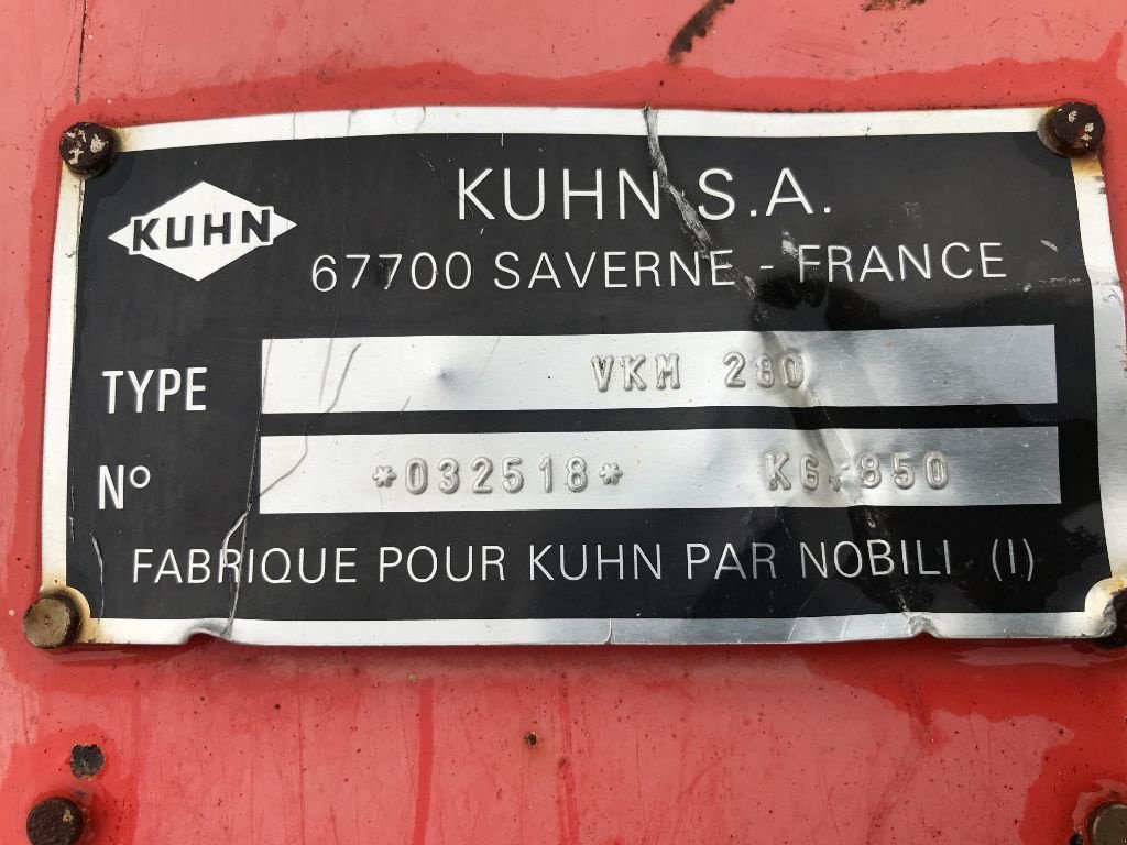 Mulchgerät & Häckselgerät от тип Kuhn VKM 280, Gebrauchtmaschine в UZERCHE (Снимка 8)