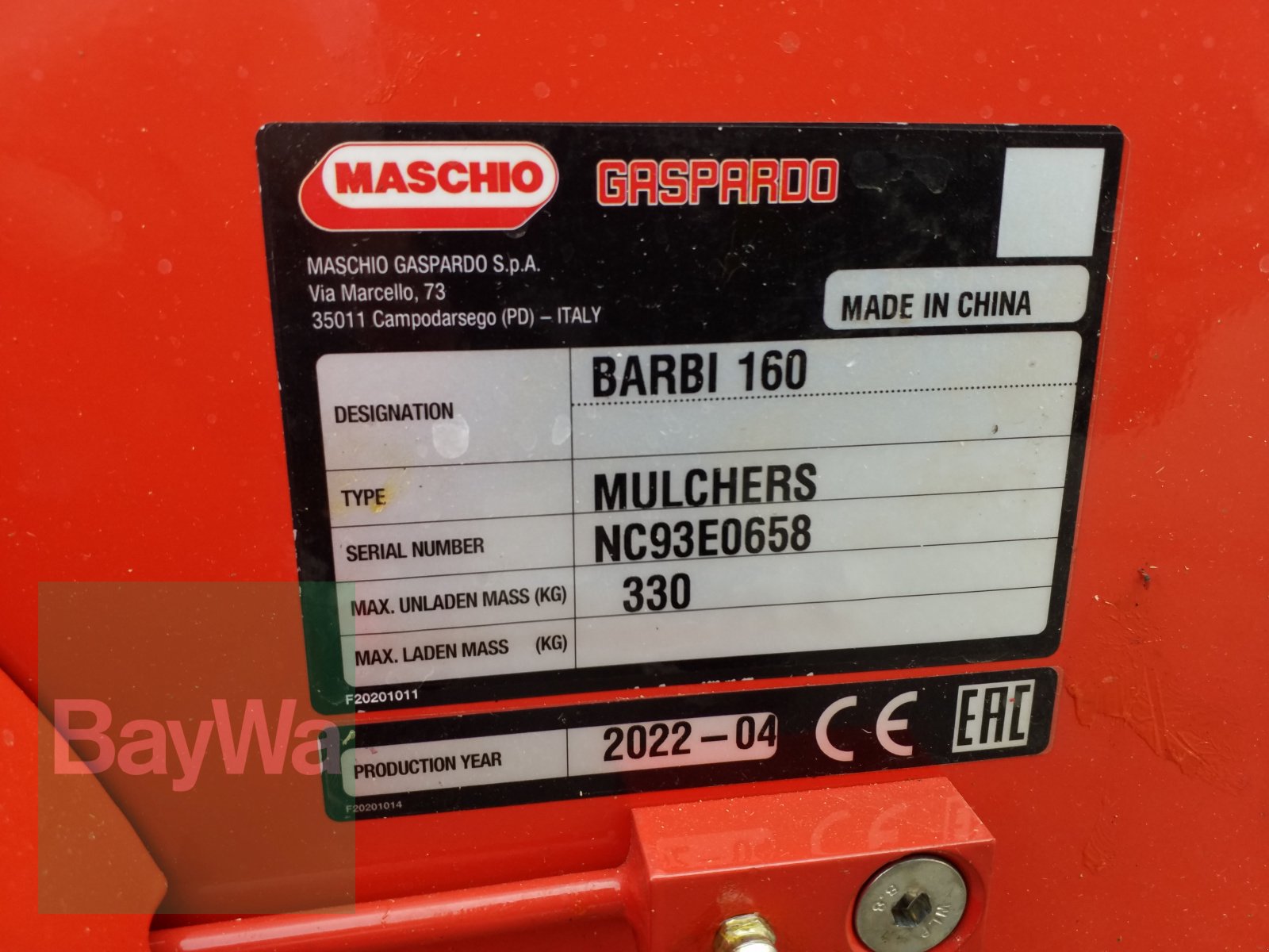 Mulchgerät & Häckselgerät des Typs Maschio Barbi 160 *Miete ab 126€/Tag*, Mietmaschine in Bamberg (Bild 8)