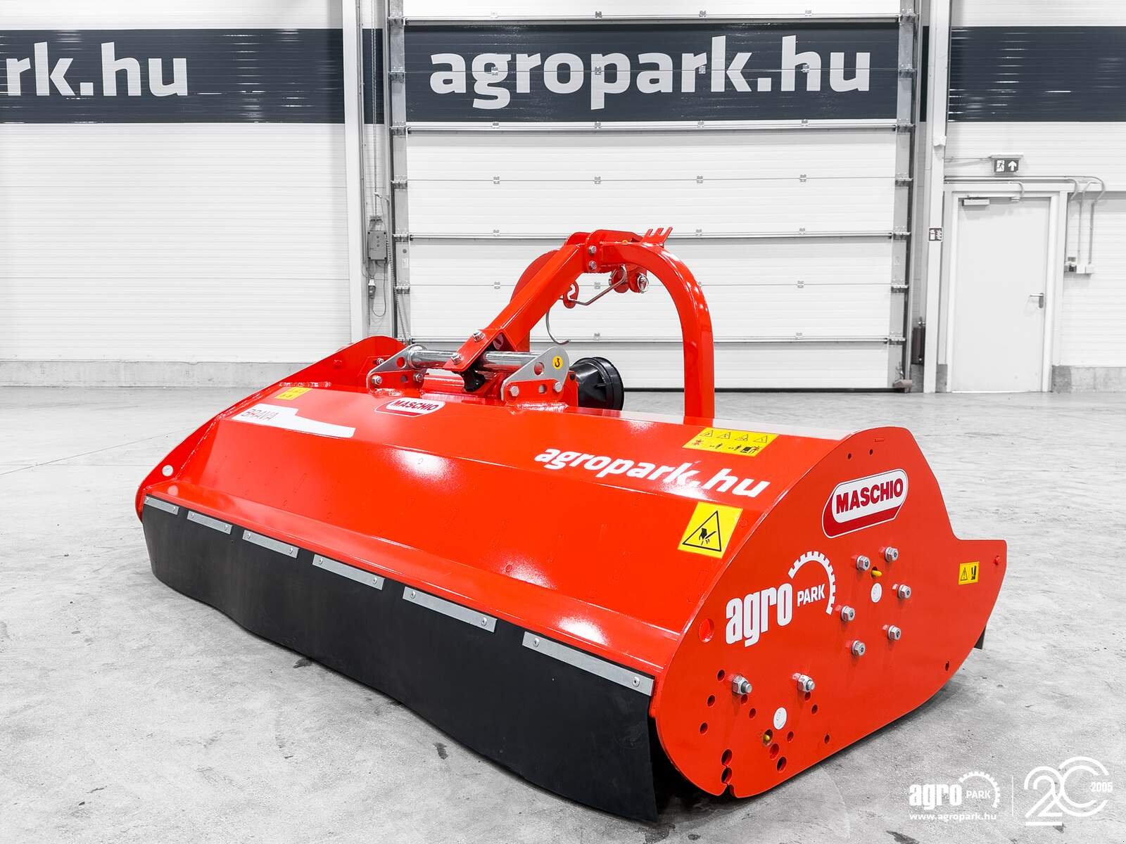 Mulchgerät & Häckselgerät typu Maschio Brava 200S 1.95 m working width flail mower, 22 hammers, pair of skids, and mud scraper, Gebrauchtmaschine w Csengele (Zdjęcie 3)