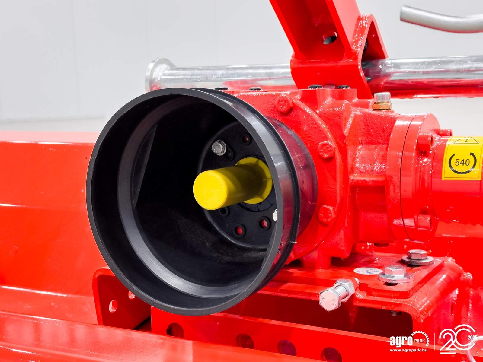 Mulchgerät & Häckselgerät typu Maschio Brava 200S 1.95 m working width flail mower, 22 hammers, pair of skids, and mud scraper, Gebrauchtmaschine w Csengele (Zdjęcie 13)