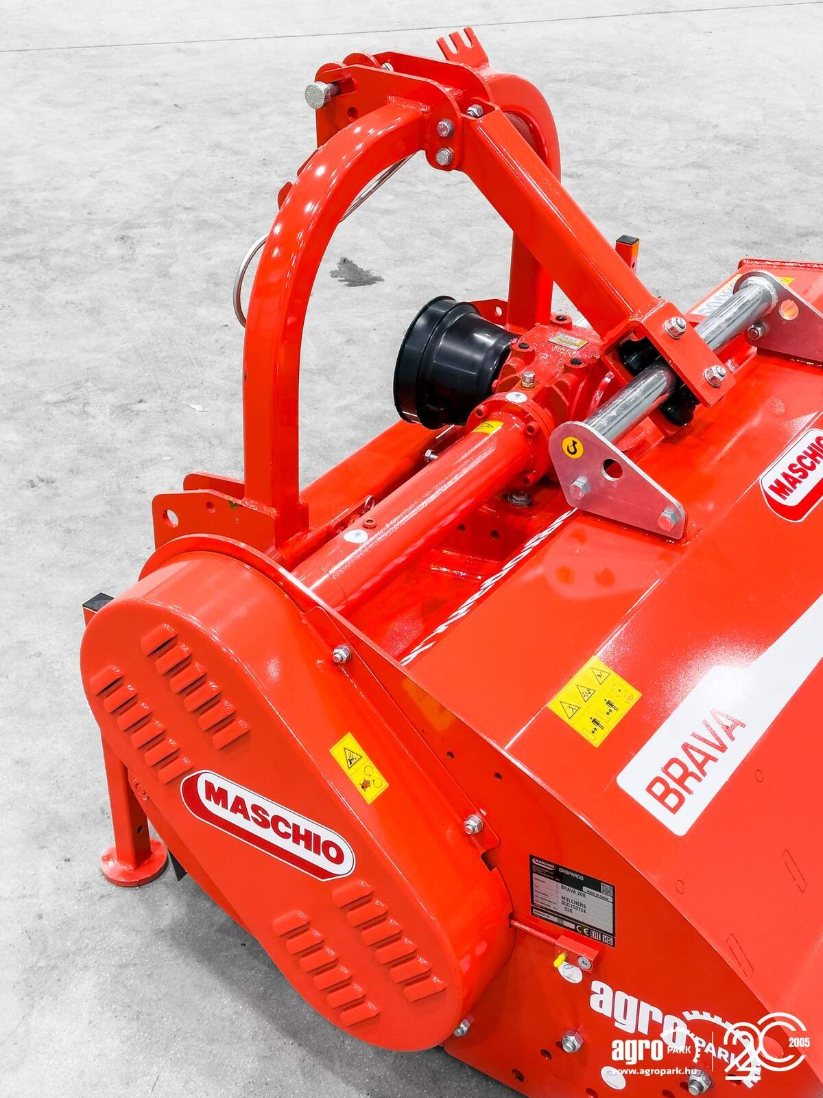 Mulchgerät & Häckselgerät typu Maschio Brava 200S 1.95 m working width flail mower, 22 hammers, pair of skids, and mud scraper, Gebrauchtmaschine w Csengele (Zdjęcie 14)