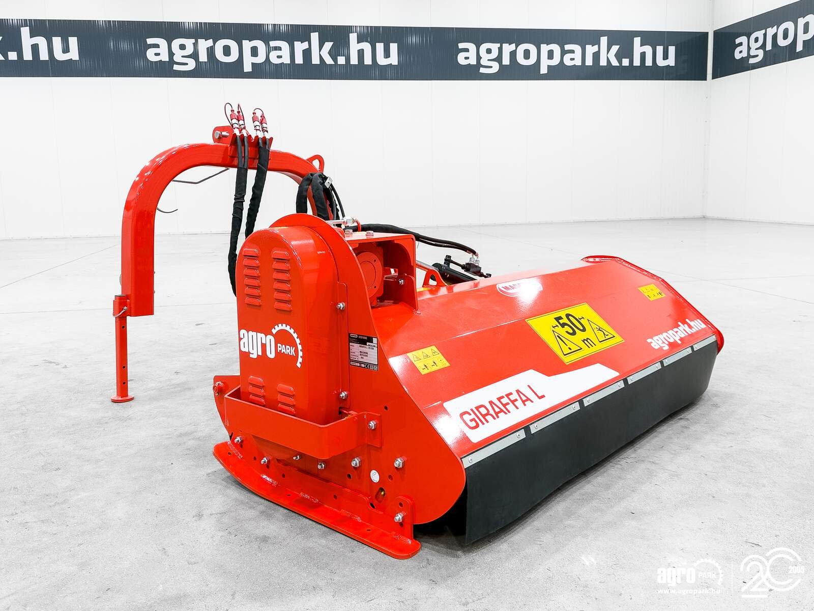 Mulchgerät & Häckselgerät del tipo Maschio Giraffa L 170 SI side mulcher, 1,24 m working width, hydraulic side shift, 20 hammers, Gebrauchtmaschine en Csengele (Imagen 4)