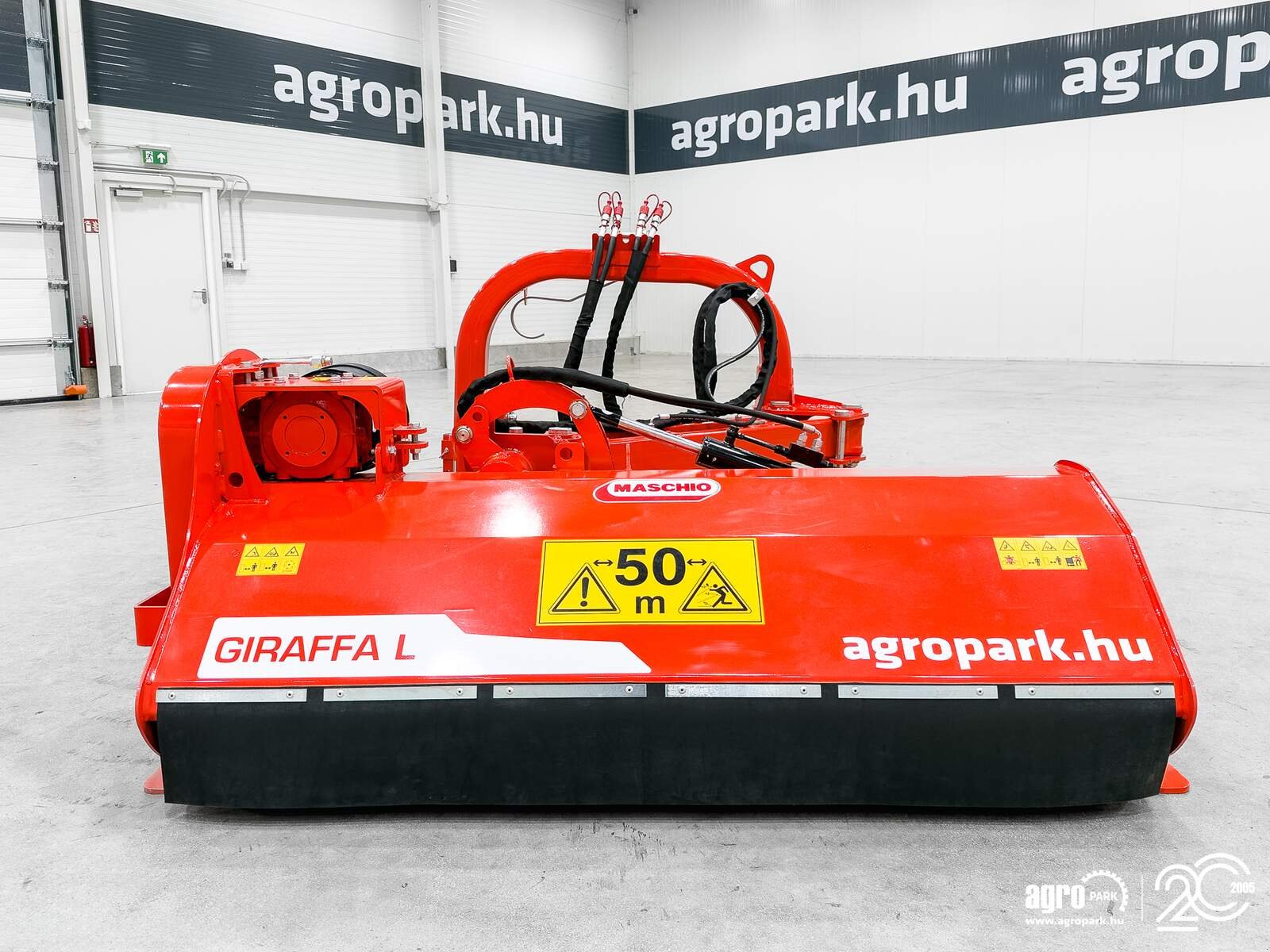 Mulchgerät & Häckselgerät del tipo Maschio Giraffa L 170 SI side mulcher, 1,24 m working width, hydraulic side shift, 20 hammers, Gebrauchtmaschine en Csengele (Imagen 9)